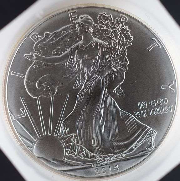 2014 1oz American Silver Eagles, Roll of 20 in mint tube