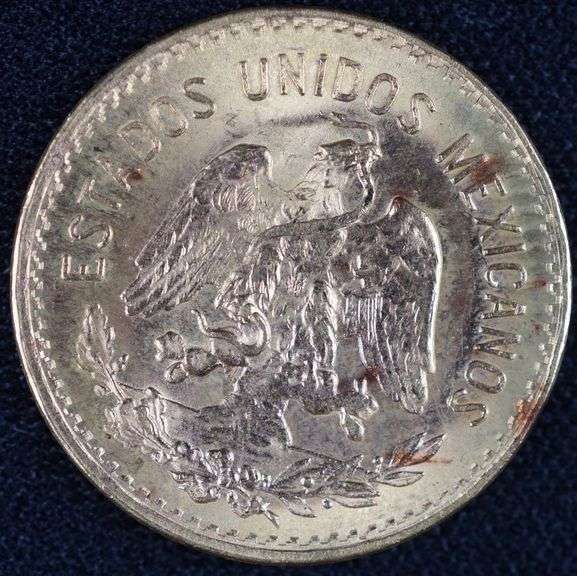 1955 Mexican 5 Pesos 0.1206oz Gold Coin