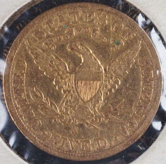 1901 “S” $5 Liberty Head Half Eagle Gold Coin