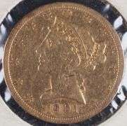 1901 “S” $5 Liberty Head Half Eagle Gold Coin