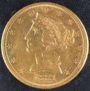1881 “S” $5 Liberty Head Half Eagle Gold Coin