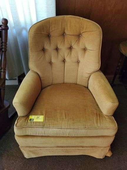 Mid-century modern upholstered side chair