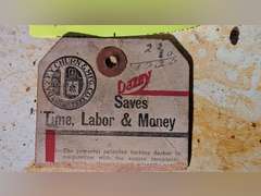 Dazey Church Paper Label / Tag