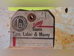 Dazey Church Paper Label / Tag