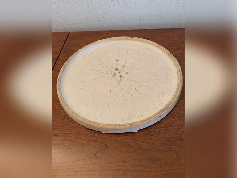 Brown Milk Crock with Crockery lid