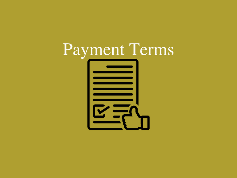 Payment Terms