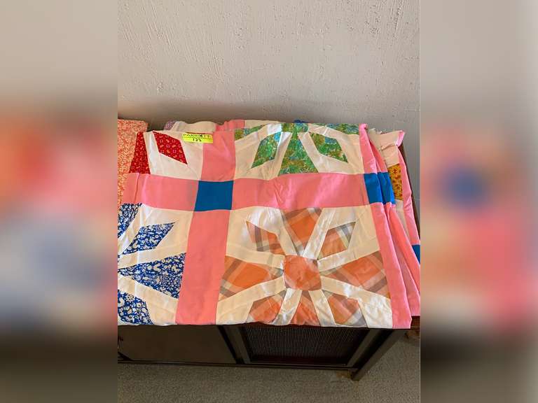 2 unfinished quilt tops