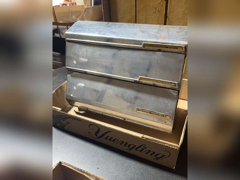 Paper towel, wax paper, and aluminum wall-mounted holder