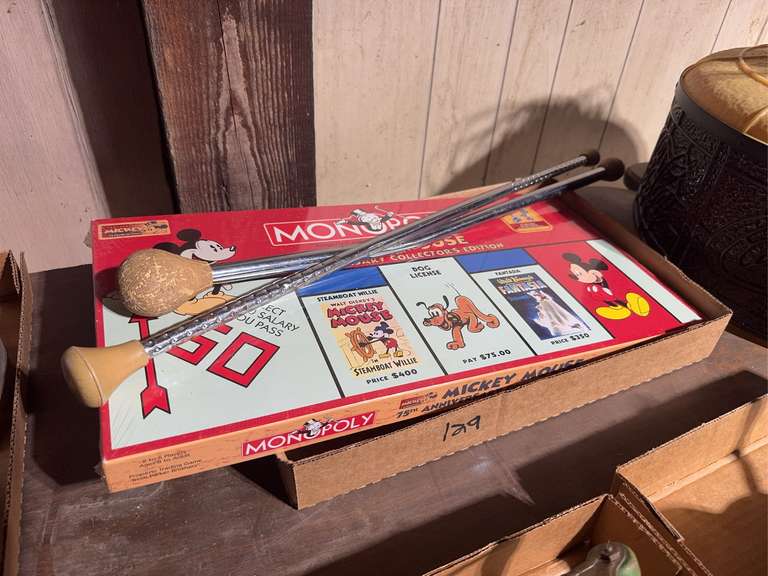 Disney Monopoly game with 2 batons
