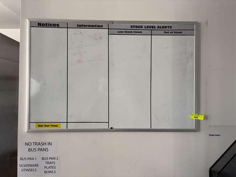 Two Marker Boards and a Sheet holder - Parrott Marketing Group, LLC