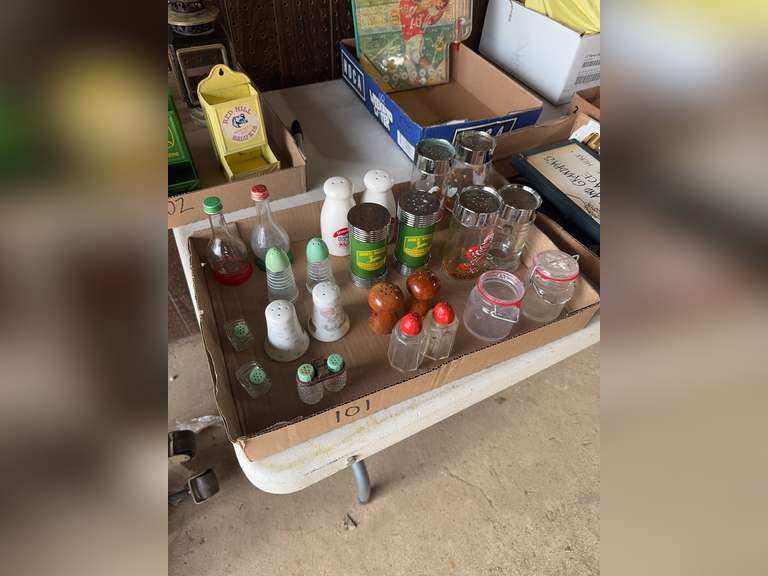 Collection of salt and pepper shakers