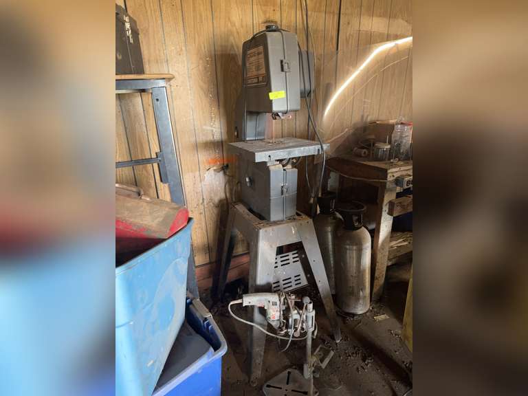 Band saw and drill press
