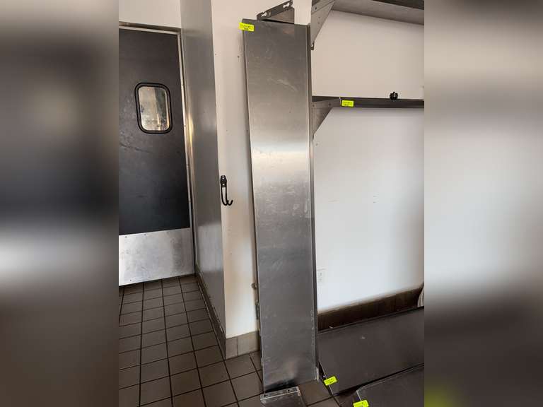 SHELVING, WALL MOUNTED
BK Resources Model No. BKWSE-1272
Economy Shelf, wall-mounted, 72"W x 12"D, 18/430 stainless steel, 1-1/2"H rear up-turn, (3) 8" angle supports, NSF