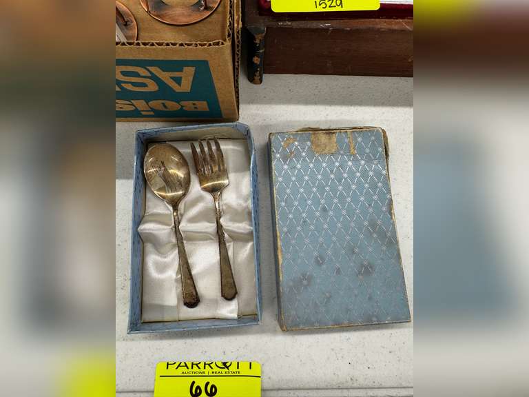 Sterling Silver Baby Spoon and Fork