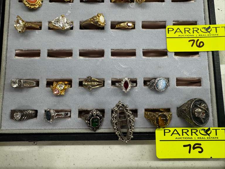 Two Bottom rows of Various Rings