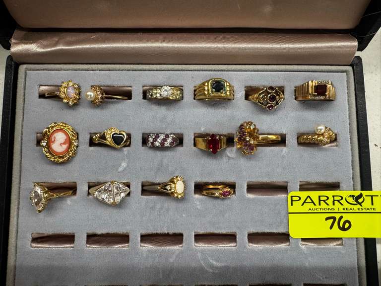 Top Three Rows of Various Rings