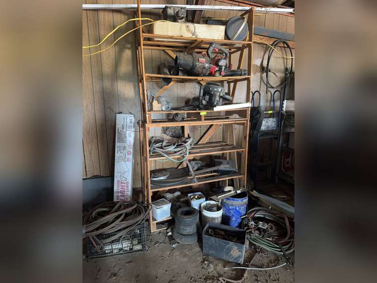 Shelf w/contents and more