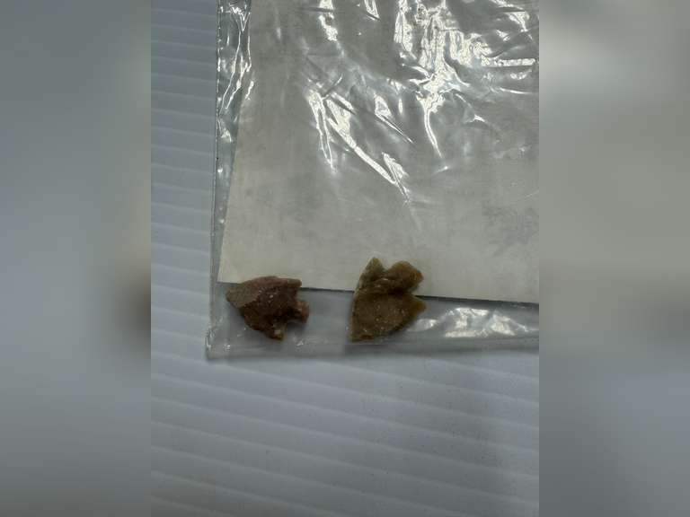 Navy Pin and Arrowheads