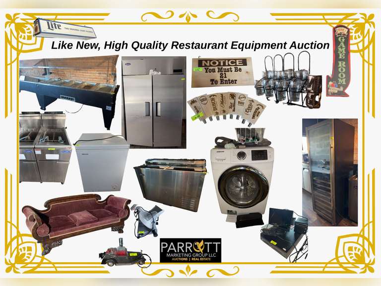 Like New, High Quality Restaurant Equipment Auction