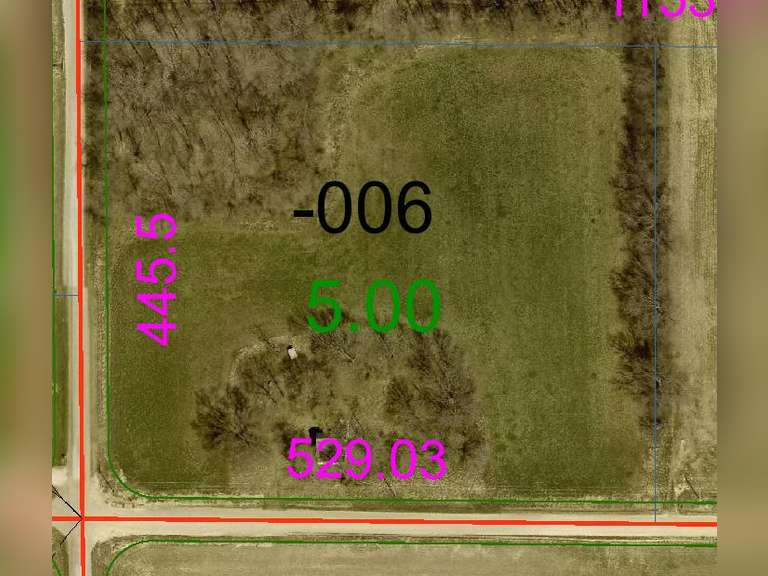 * SOLD * 5+/- Acre Building Site on Gollyville Road, (NW of Pinkstaff, IL)