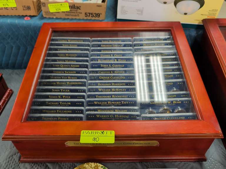 The Complete U.S. President Coins Collection with Case (Mostly Complete)