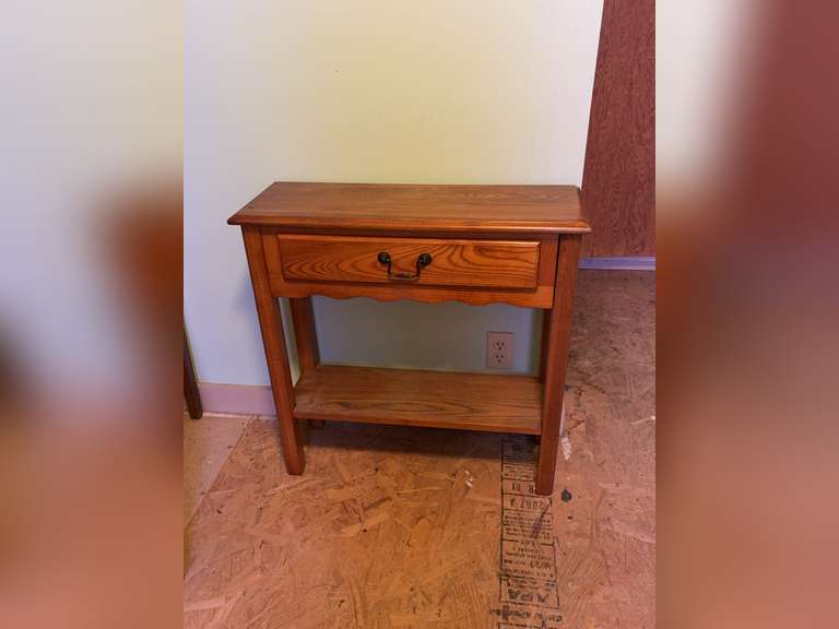 Wooden console table