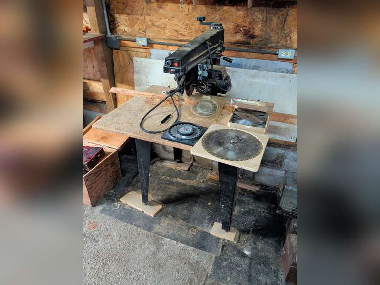 Sears Craftsman Industrial Radial Saw 12" 300mm Blade with various ...