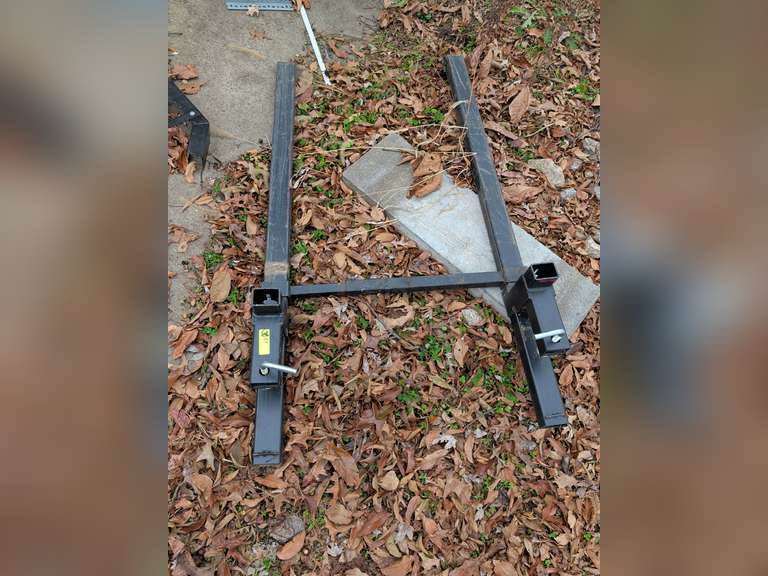 Palette Fork Adjustable Attachment fits on Front Bucket