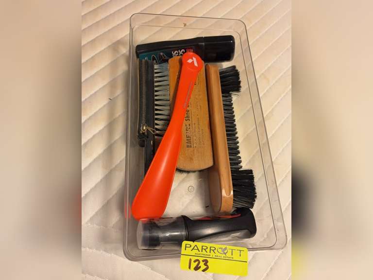 Bristled brushes, shoehorn, and more