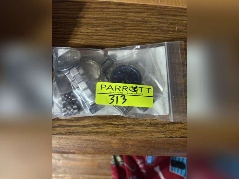 Bag of 4 repaired watches