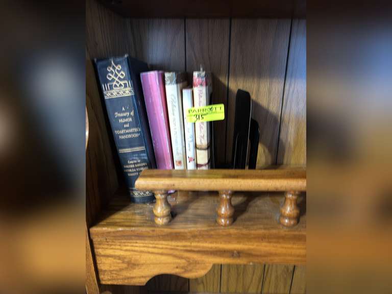 Lot of religious books and book ends