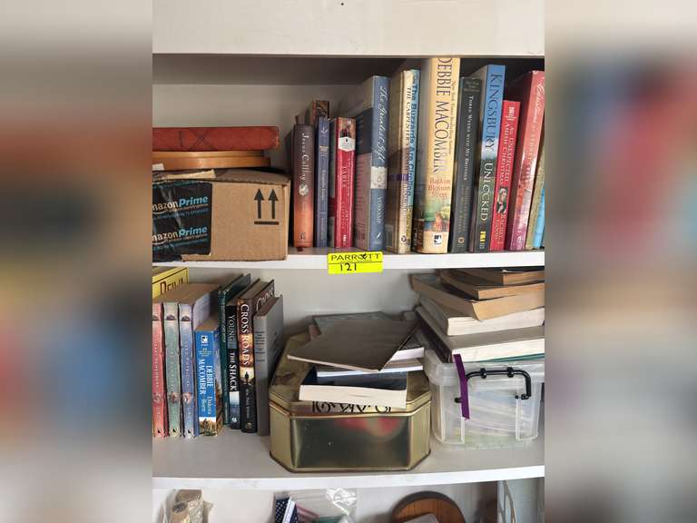 Contents of top 2 shelves