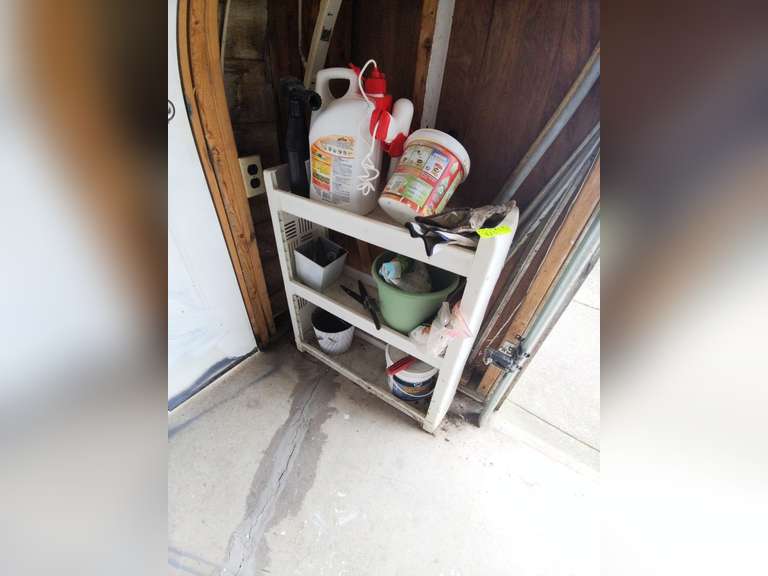Organizer with gardening supplies