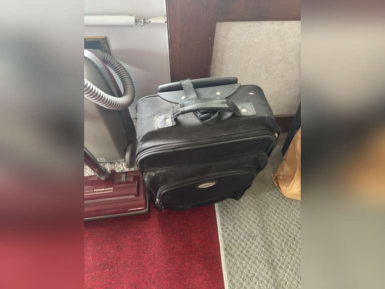 Kenmore power-mate sweeper and concourse suitcase