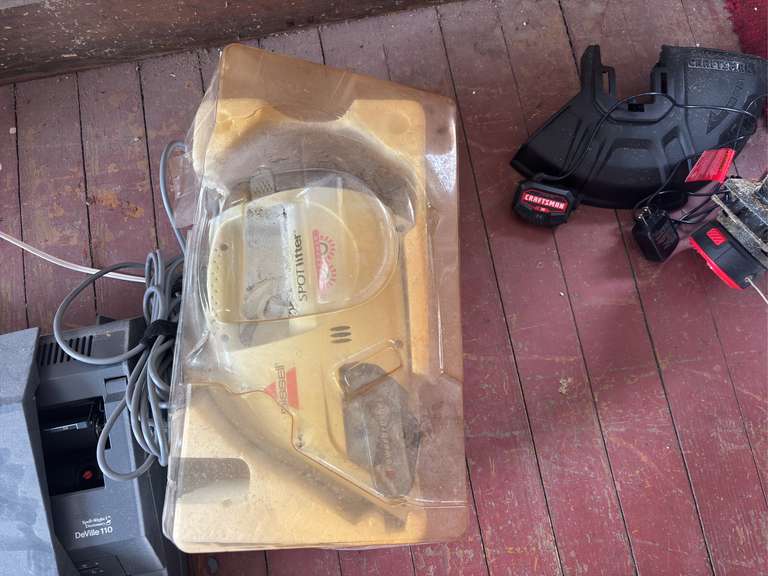 Smith Corona Electric Typewriter and Bissell spotlifter