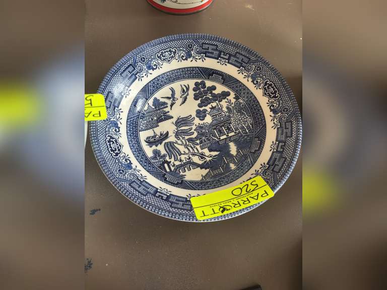 Churchill blue and white decorative bowl