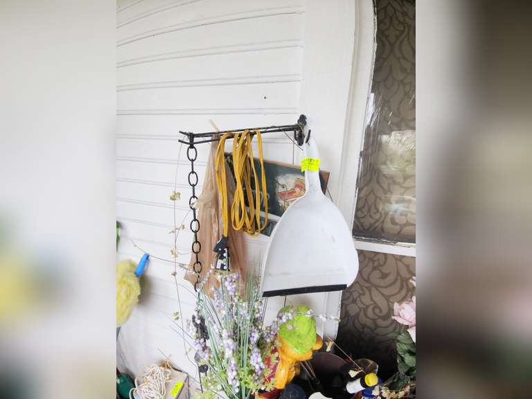 Contents of hat rack
