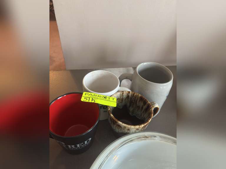 Lot of 4 mugs (Daytona 500,Red Skelton)