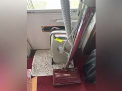 Kenmore power-mate sweeper and concourse suitcase