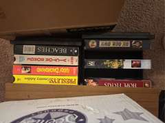 Lot of vhs and vhs rewinder