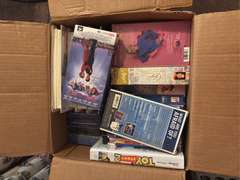 Lot of vhs and vhs rewinder