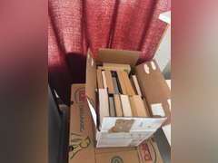 Three boxes of misc. books