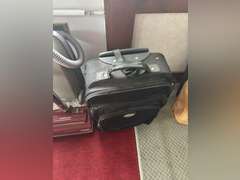 Kenmore power-mate sweeper and concourse suitcase