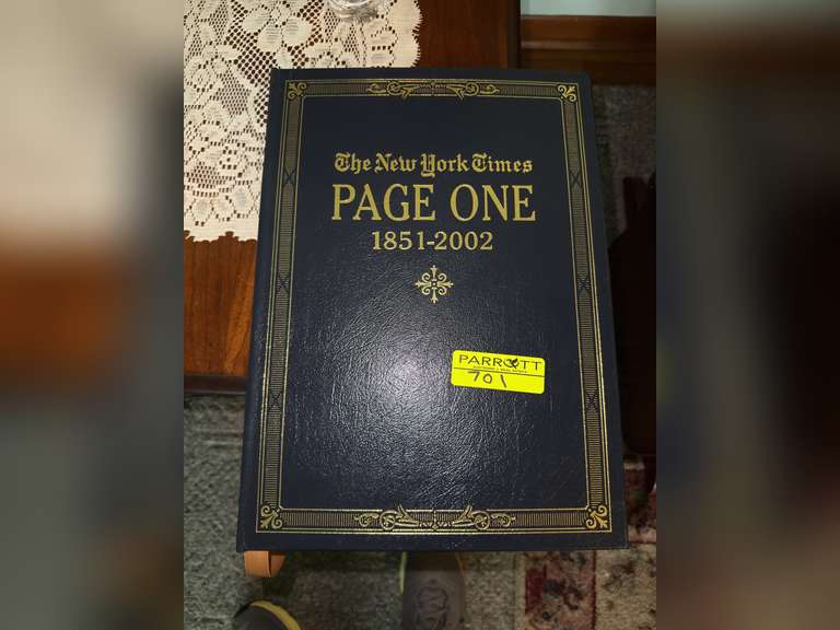 New York Times Page One Collection from 1851-2002