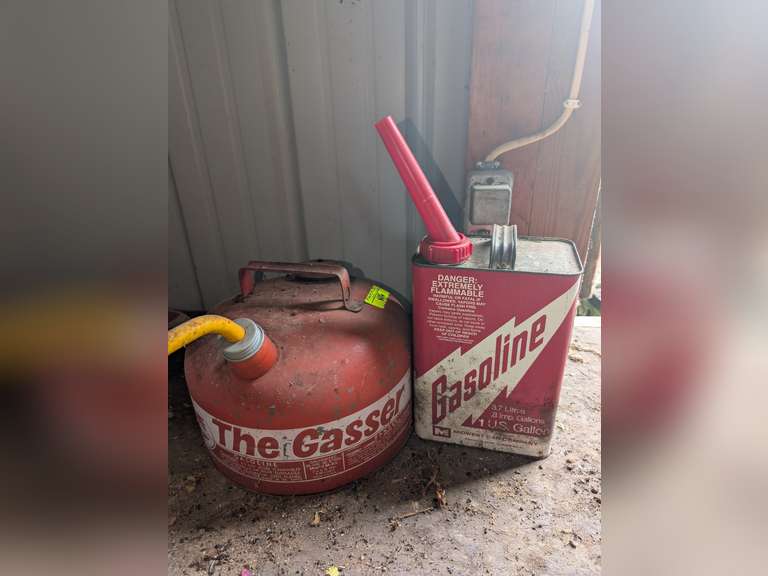 Pair of Metal Gas Cans