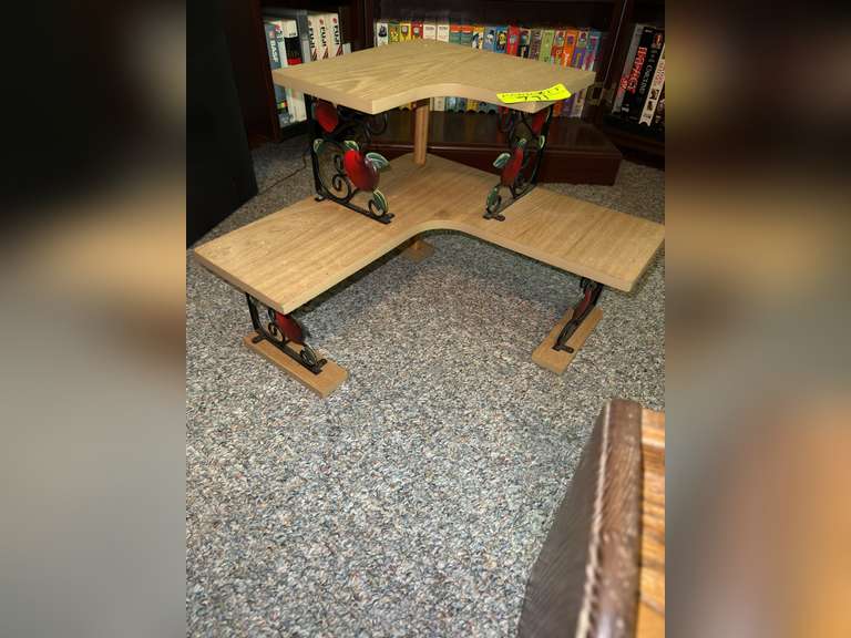 Bread Box and Decorative Wooden Shelf