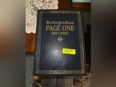 New York Times Page One Collection from 1851-2002
