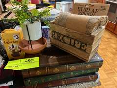 Tissue holder, Lanter, etc