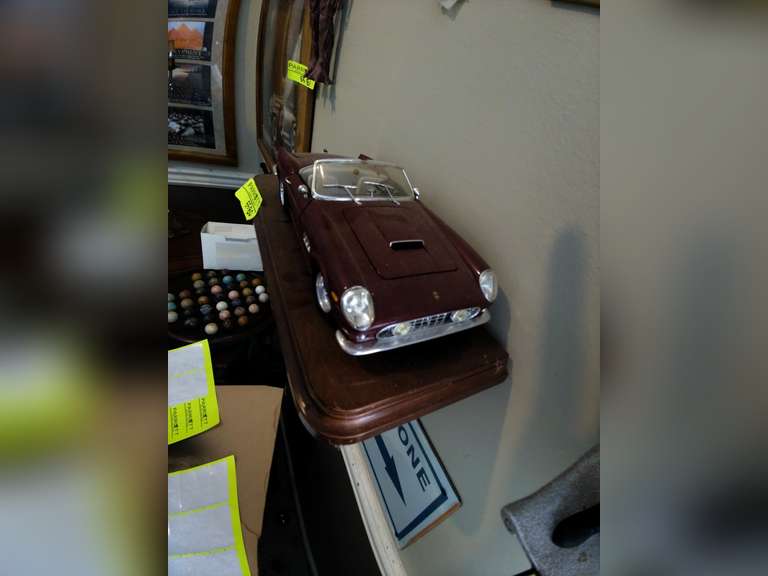 Vintage Ferrari model car w/ Better call Saul bobble head