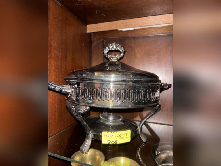 Silver plate chaffing dish